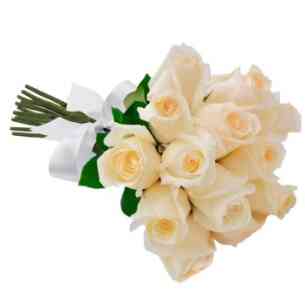 Buquê de 18 Rosas Brancas..
