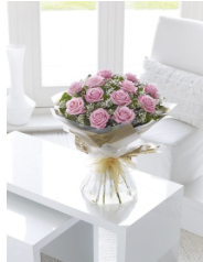 Pink Rose Hand Tied..