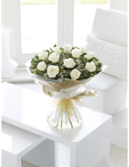 White Rose Hand-tied.. White Rose Hand-tied..