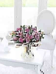 Pink Rose And Lily Hand T..