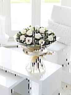 White Rose Hand-tied..