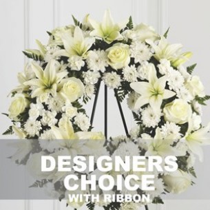 Wreath With Ribbon..