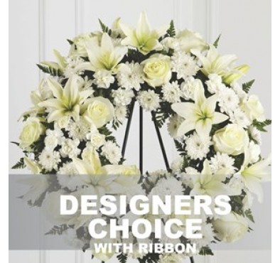 Wreath With Ribbon..
