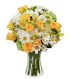 Arranjo Flores e Vida Ama..
