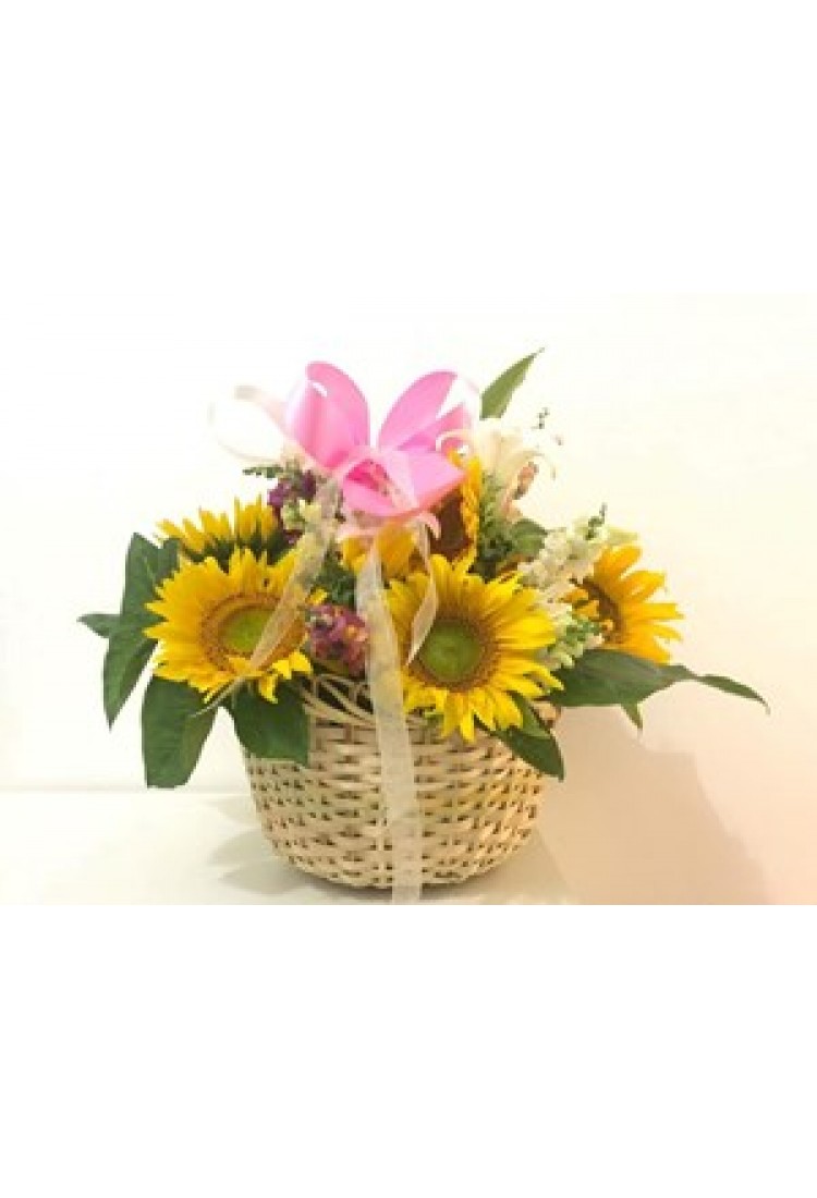 Sunflower Basket..