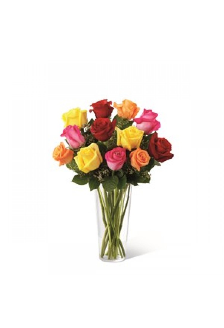 Bright Spark Rose Bouquet..