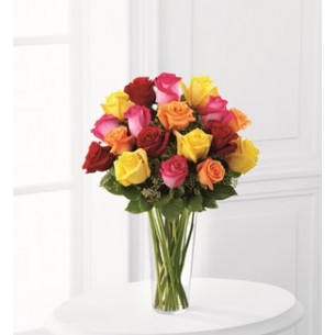 Bright Spark Rose Bouquet..