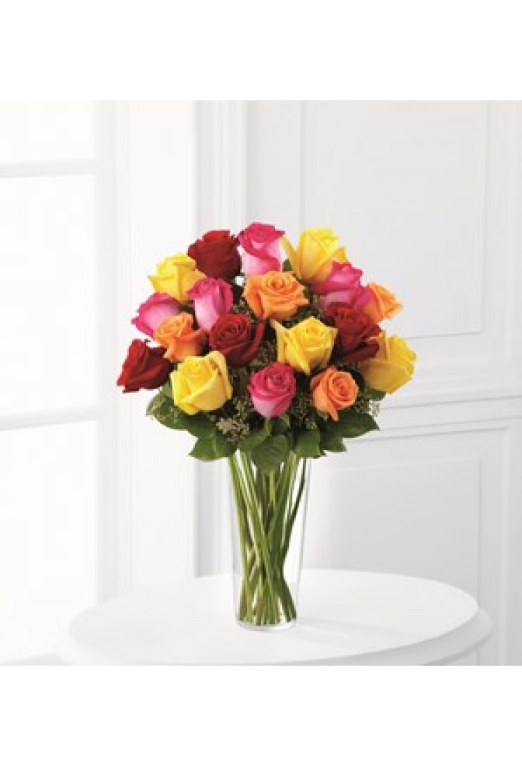 Bright Spark Rose Bouquet..