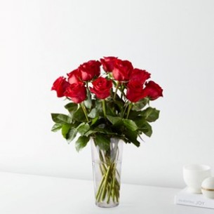 12 Long Stem Red Rose Bou..