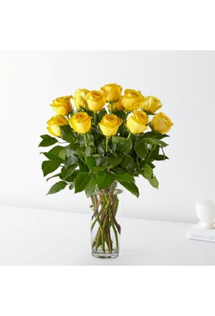 12 Long Stem Yellow Rose .. 12 Long Stem Yellow Rose ..