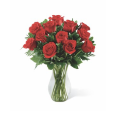12 Roses medium stemmed..