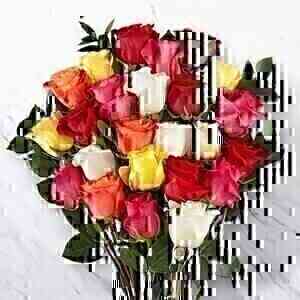 36 Mixed Roses Bunch..