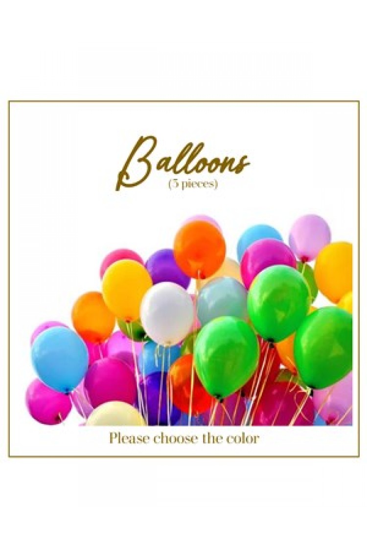 5 Foil Balloons..
