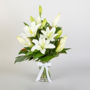 Sympathy Lilies..