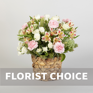 Basket arrangement of flo..