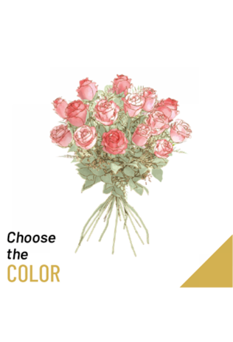 15 Roses Medium Stemmed..