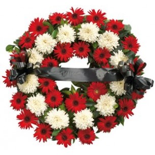 Wreath With Ribbon..