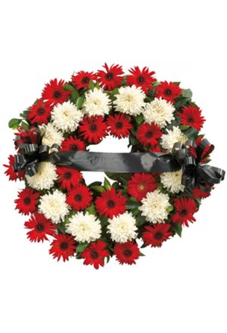 Wreath With Ribbon..