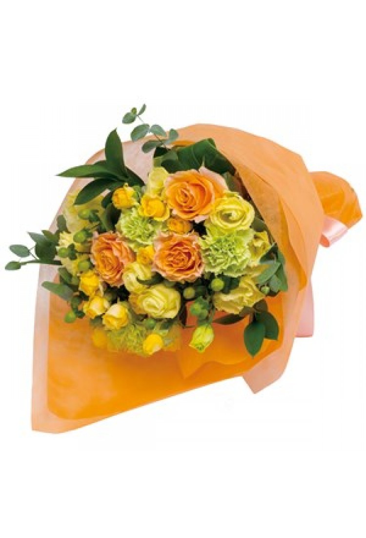 Bouquet in yellow and ora..
