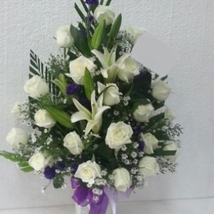 Funeral Spray arrangement..