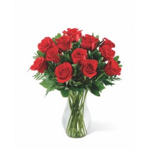 12 roses medium stemmed..