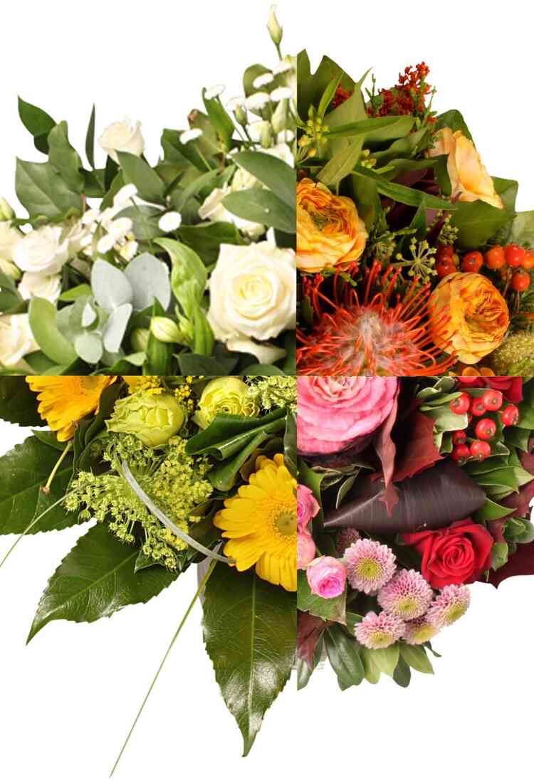 Bouquet of seasonal cut f..