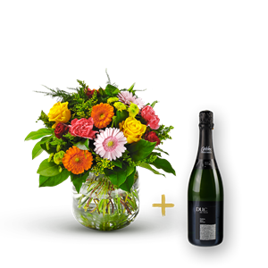 Colorful bouquet with Cav..