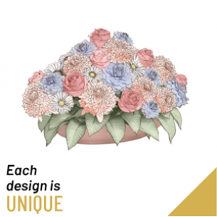 Funeral Spray Arrangement..