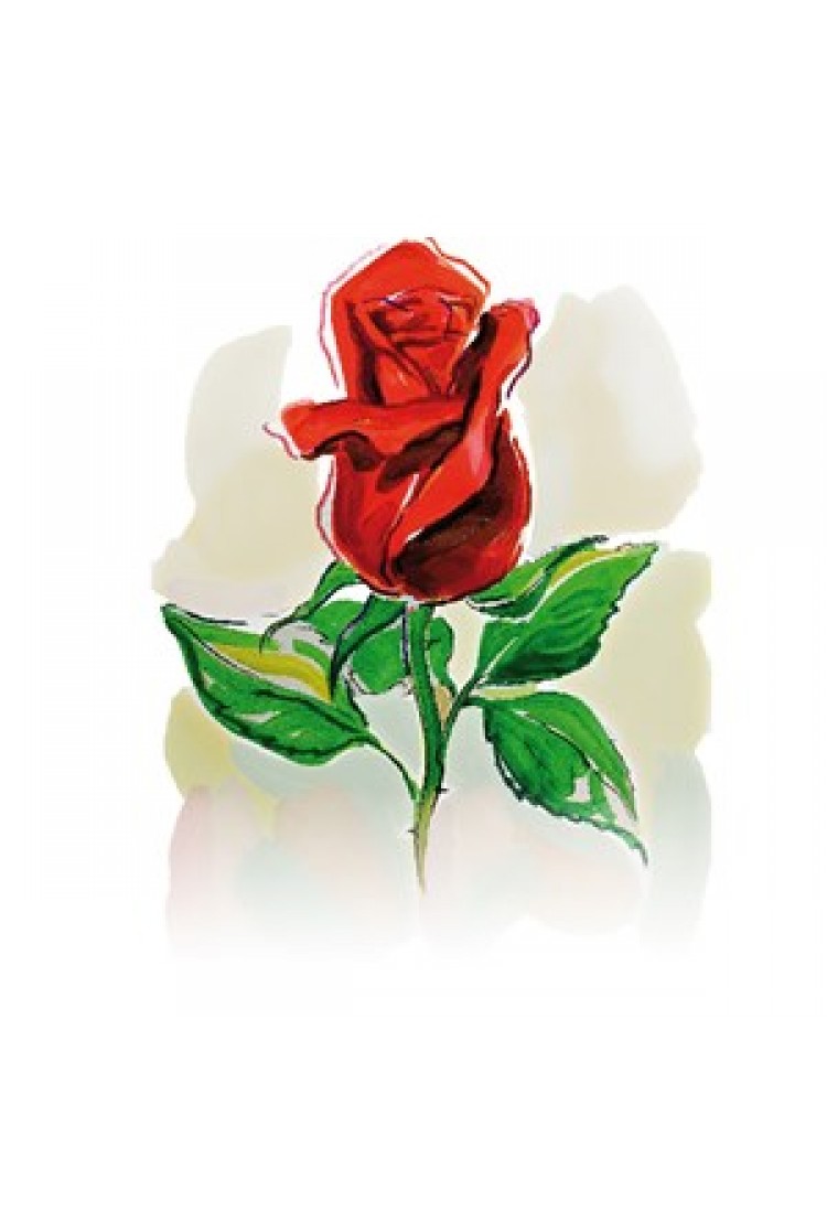 Card - Rose..