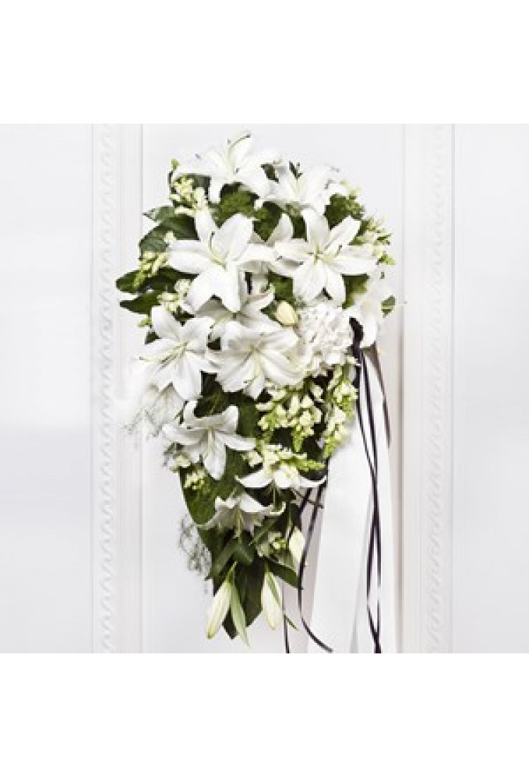 Funeral Bouquet with Whit.. Funeral Bouquet with Whit..