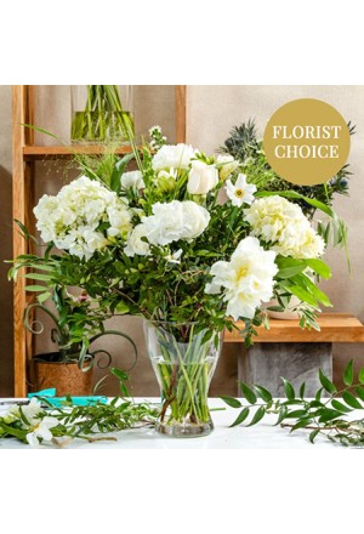 White florist's fantasy b..