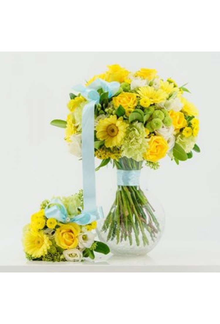 Yellow Mom and Baby Bouqu..