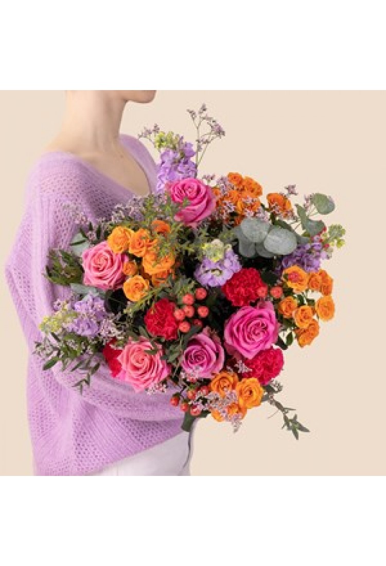 Multicolor palette bouque..