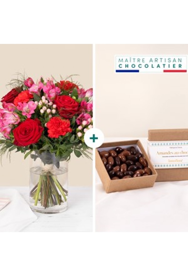 Red kiss and chocolate..