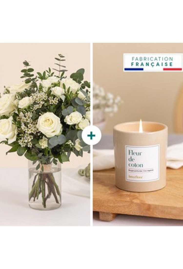 White and green bouquet a.. White and green bouquet a..