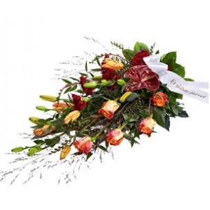 Funeral Spray Golden With..