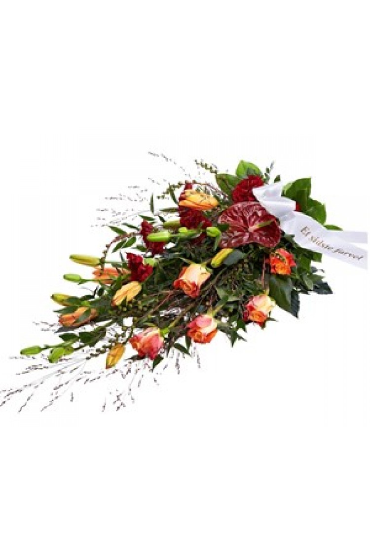 Funeral Spray Golden With..