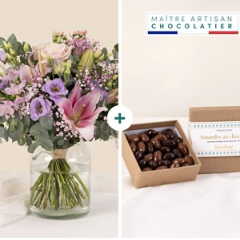 Powdered cloud and chocol..