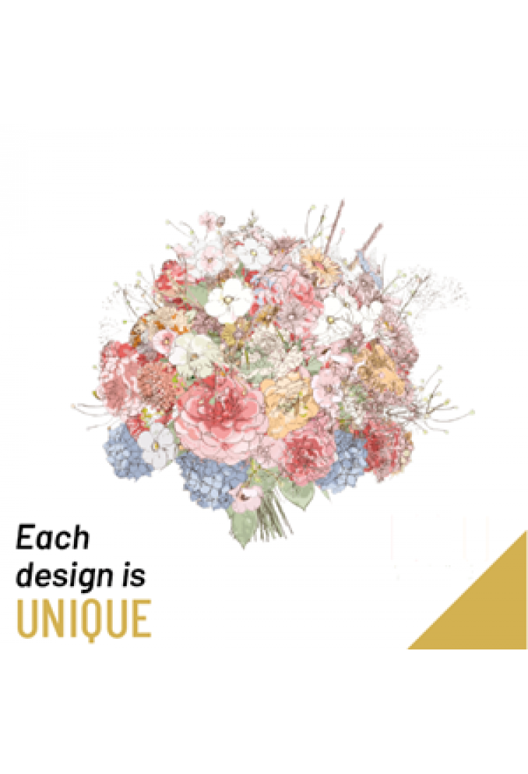 Bouquet of seasonal cut f..