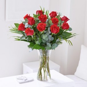 12 Long Stem Roses..