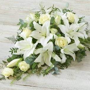 Large White Rose and Lily..