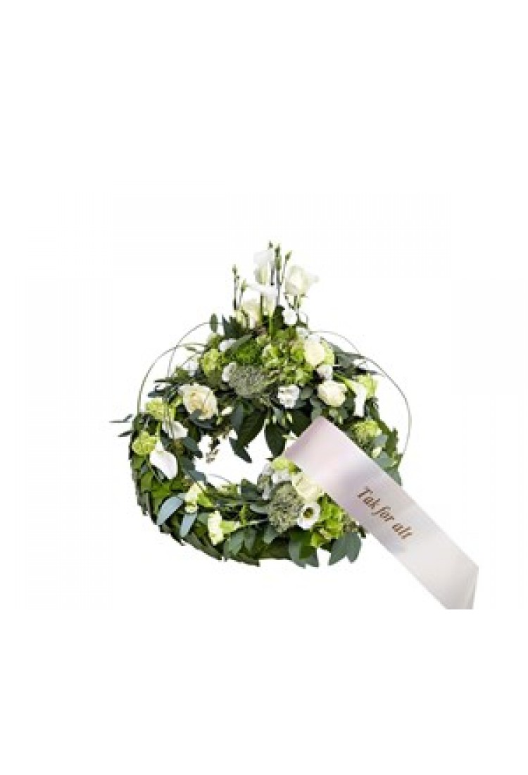 Wreath With Ribbon..