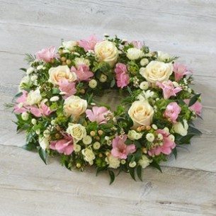 Soft Pastel Wreath..