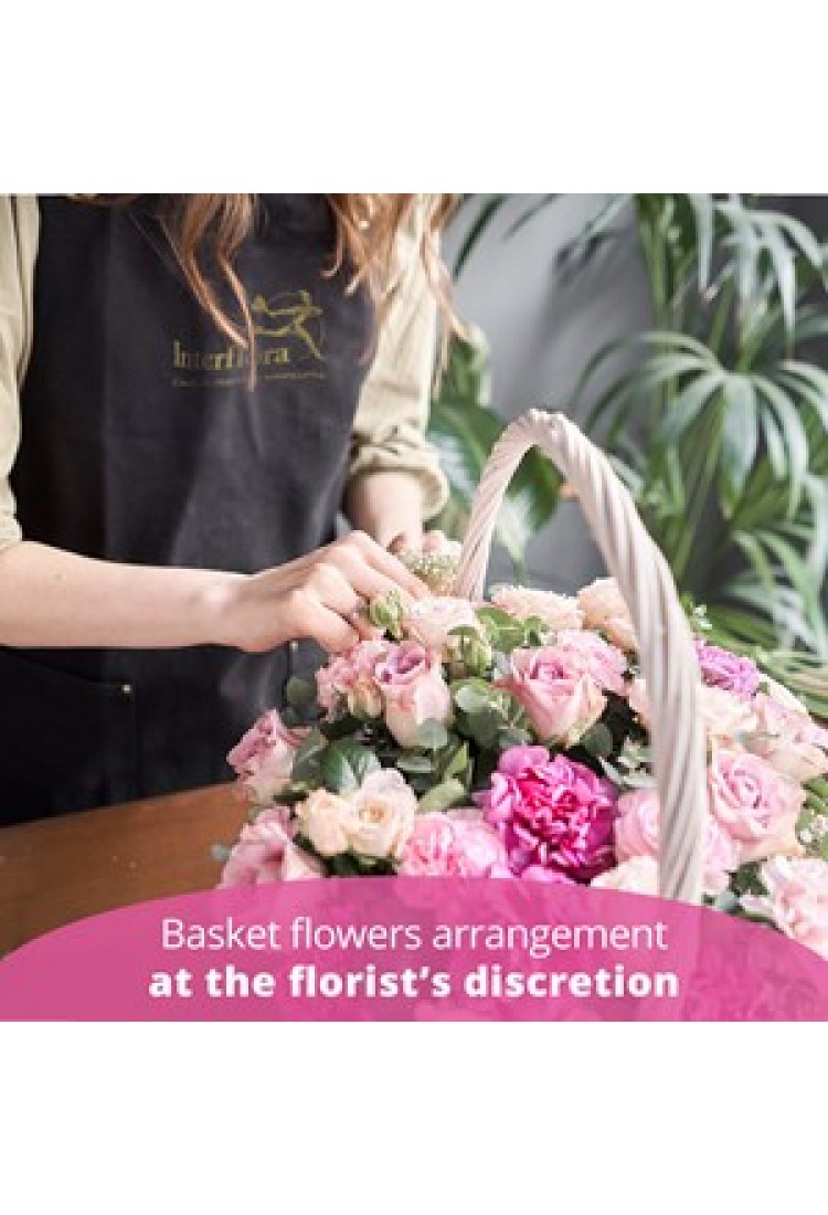 Basket arrangement of flo..