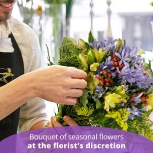 Bouquet of seasonal cut f..