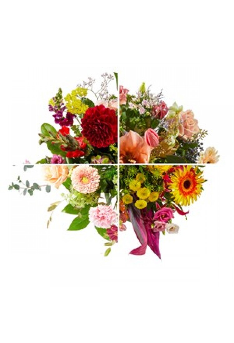 Bouquet of seasonal cut f..