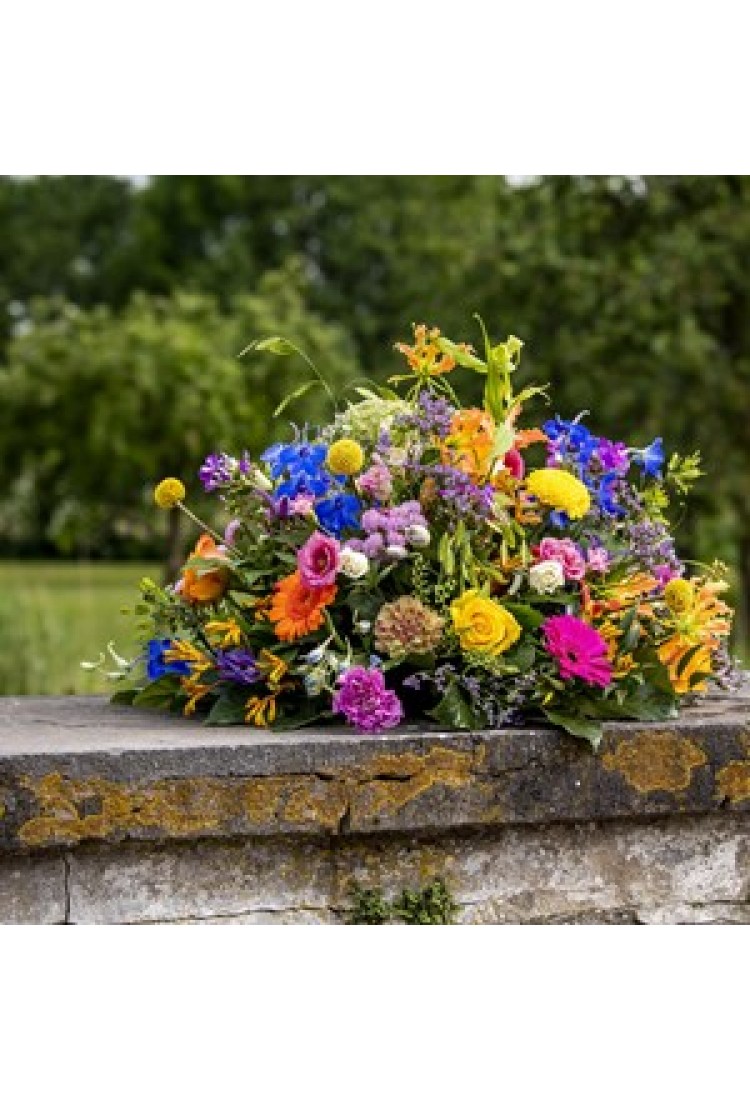 Funeral spray arrangement..