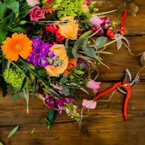 Mixed cut flowers..