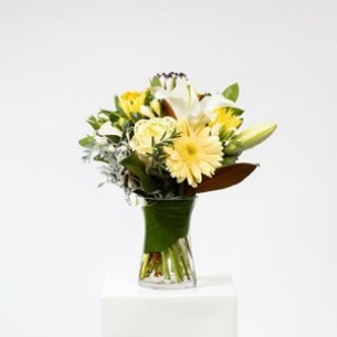 Yellow Bouquet In Vase..