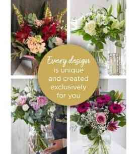 Choose florist with vase